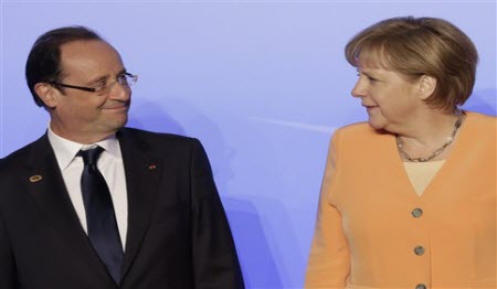 Hollande - Merkel