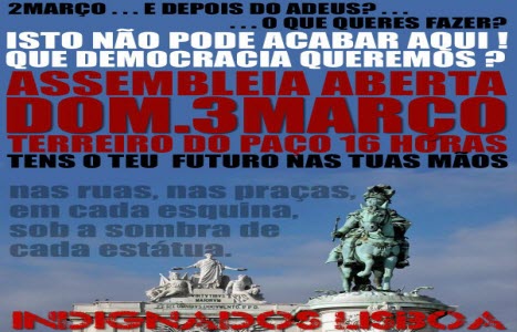 Grande manif à Lisbonne et toutes les villes du Portugal