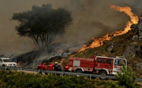Feux maitrisés au Portugal