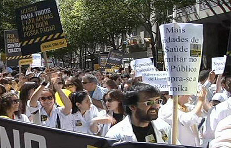 grève des medecins au portugal