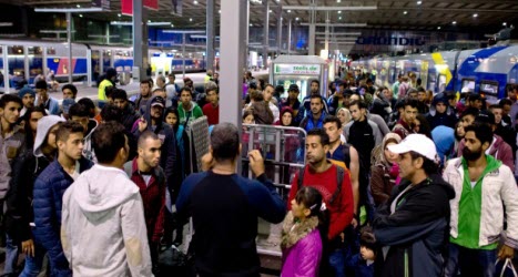 refugiés munique germany