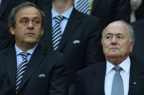 Blatter et Platini