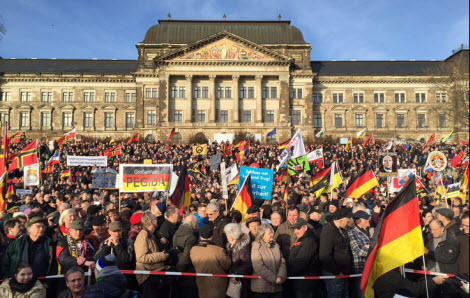 alemagne manif contre les migrants